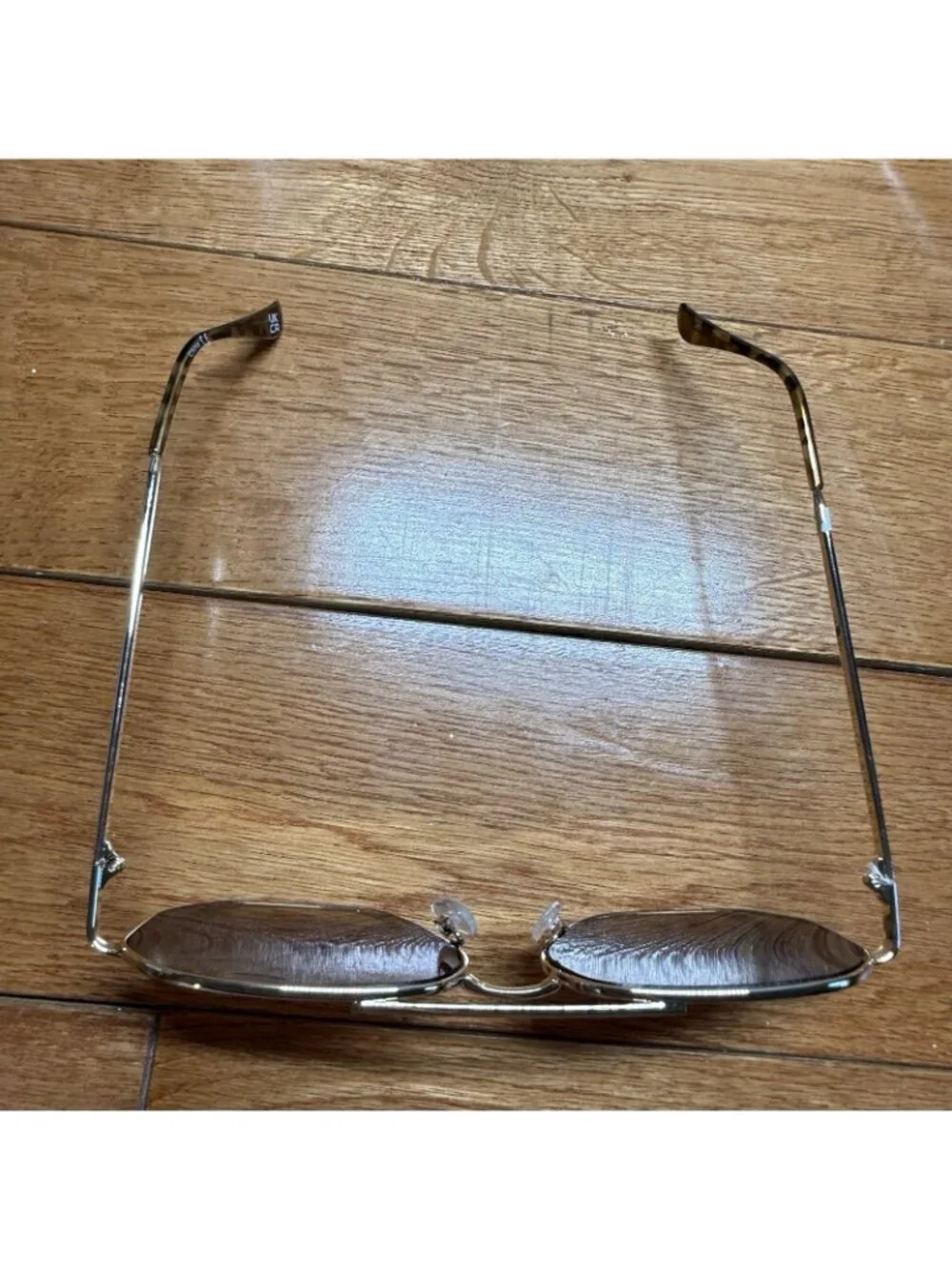 AIRE Corvus Aviator Sunglasses Brown Lens Gold Metal Frame Unisex Classic